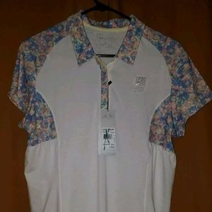 Adidas women's Large short sleeve Golf Polo